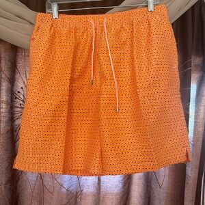 Peter Millar Orange Eyelet Swimsuit